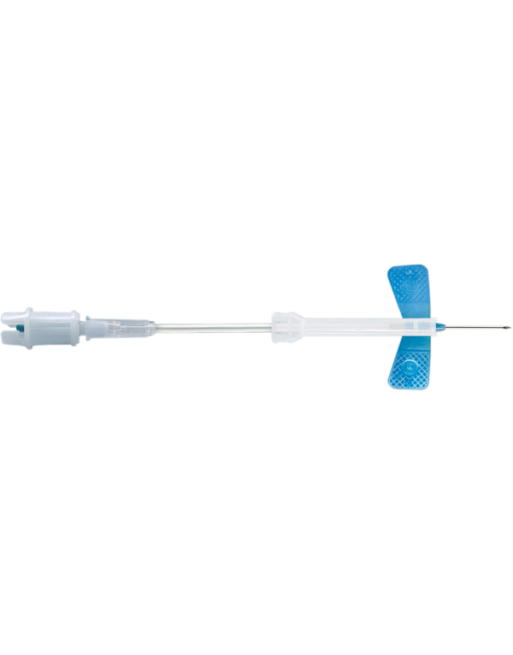 S-Monovette® Aiguille de sécurité Multifly®, 23G x 3/4'', bleu, longueur de tubulure : 80 mm