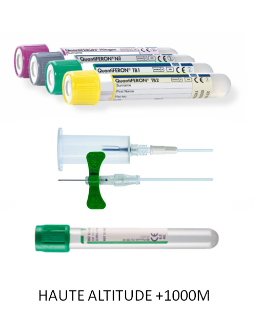 Kit TB-SPOT : QuantiFERON (HAUTE ALTITUDE +1000M)