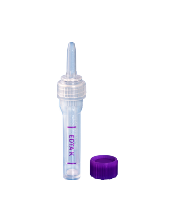 Multivette® 600 EDTA K3E, 600 µl, bouchon violet, bouchon à vis